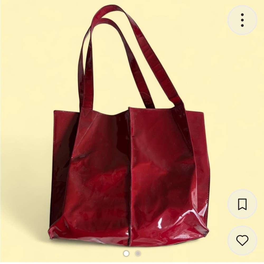 Burgundy Tote Bag